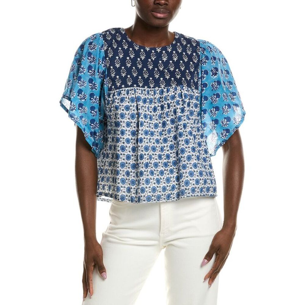Emerson Fry Womens  Basalie Top, Blue